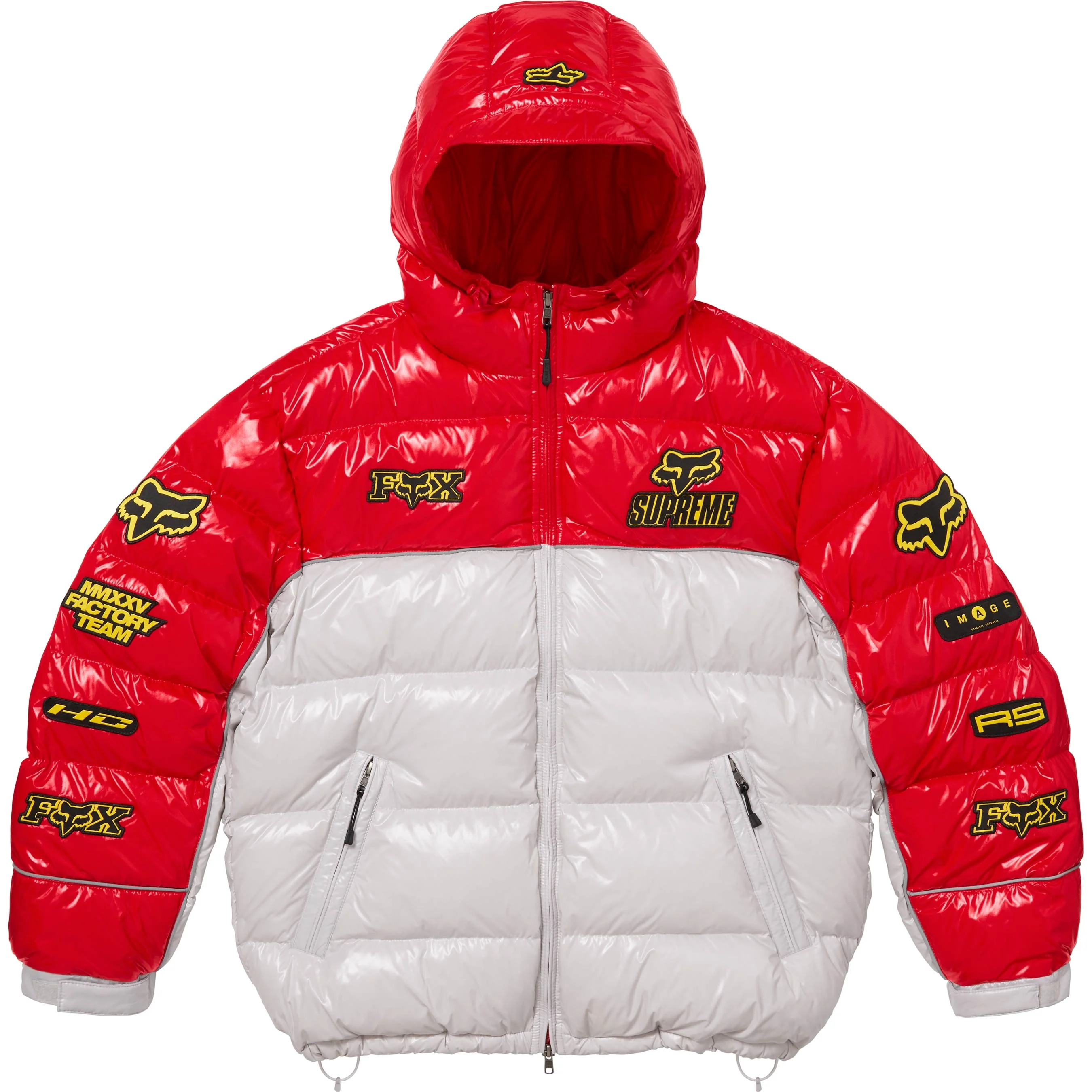 Supreme®/Fox Racing® Shiny Down Puffer Jacket view 12